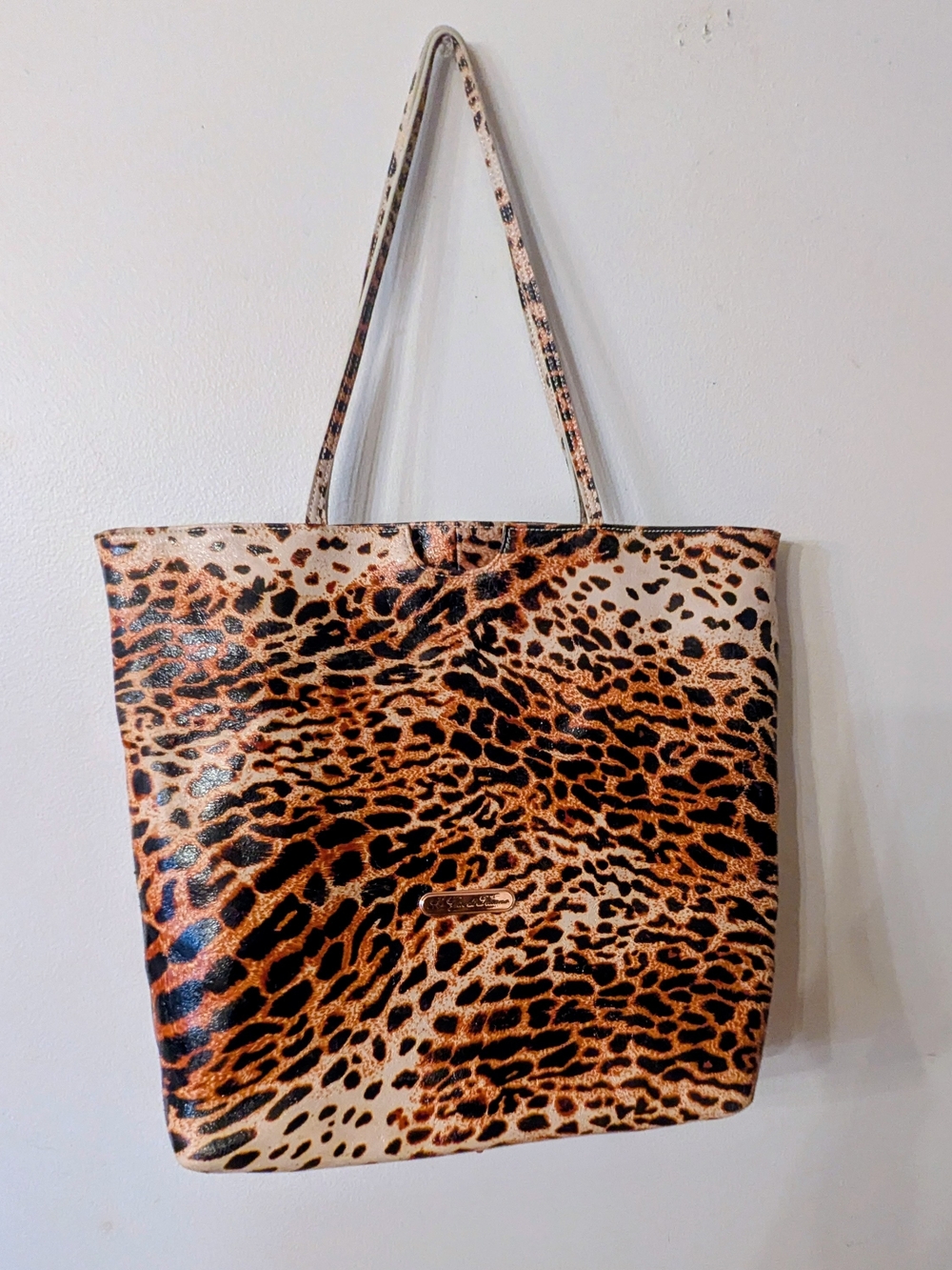 Leopard Print Tote Bag - Brown Animal Print Shoulder Bag